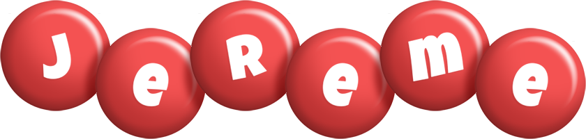 Jereme candy-red logo