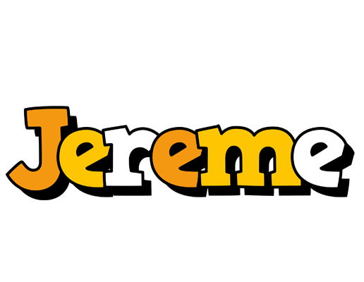 Jereme cartoon logo