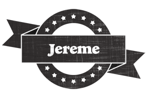 Jereme grunge logo