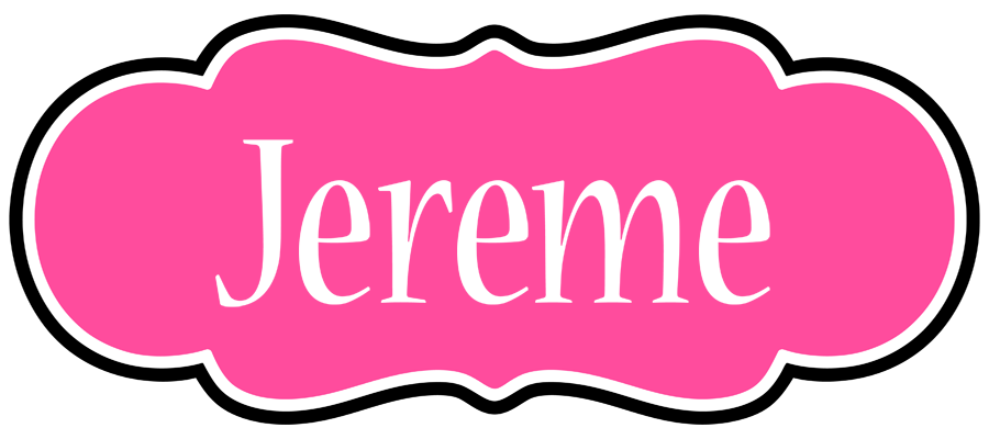 Jereme invitation logo