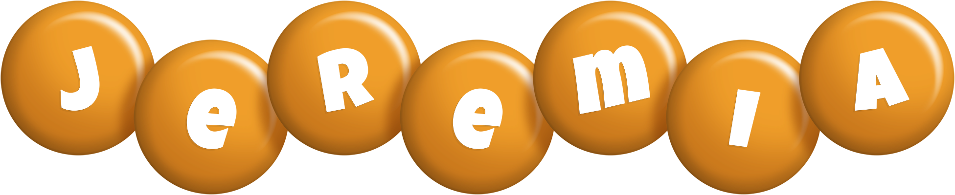 Jeremia candy-orange logo