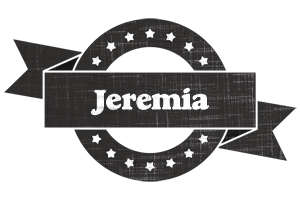 Jeremia grunge logo