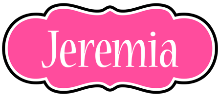 Jeremia invitation logo