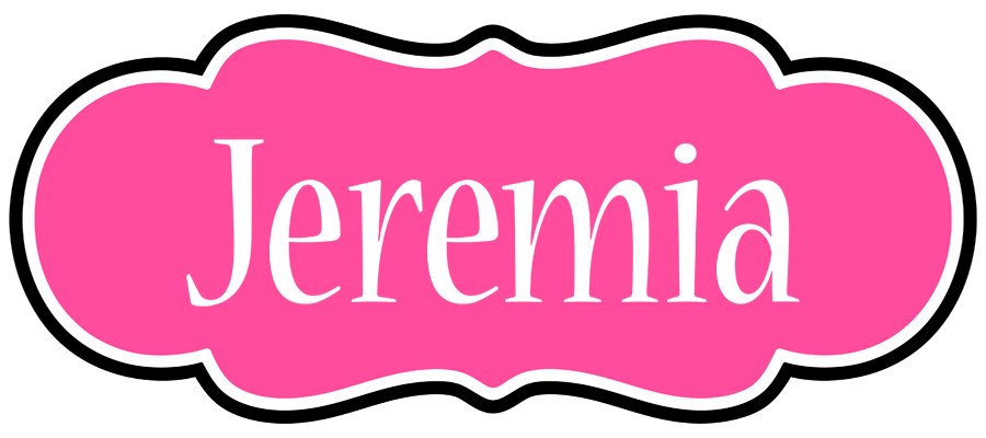 Jeremia invitation logo