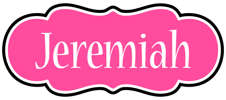 Jeremiah invitation logo