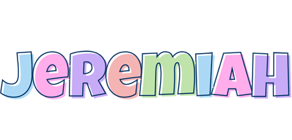 Jeremiah pastel logo
