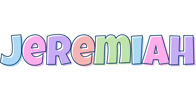 Jeremiah pastel logo