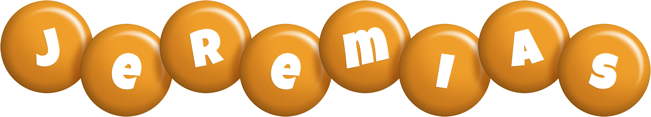 Jeremias candy-orange logo
