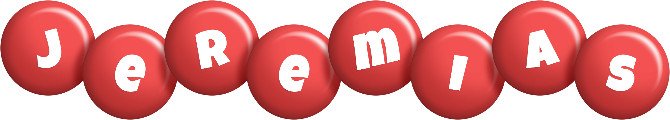 Jeremias candy-red logo
