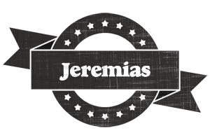 Jeremias grunge logo