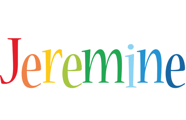 Jeremine birthday logo