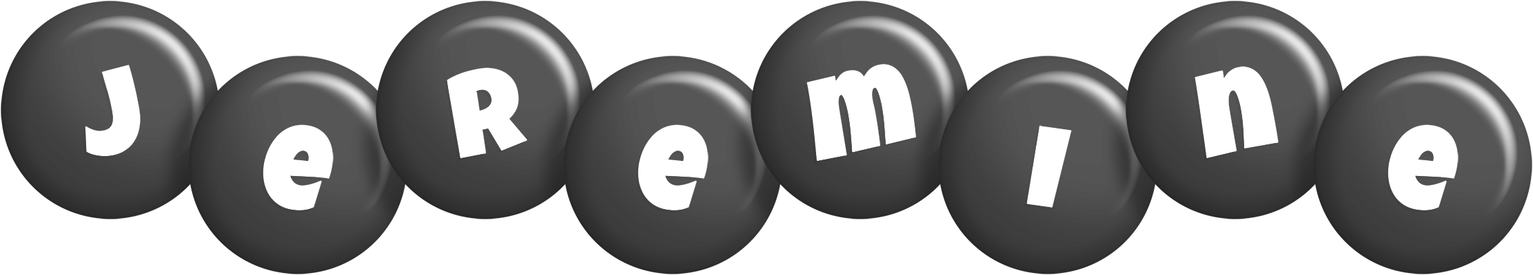 Jeremine candy-black logo