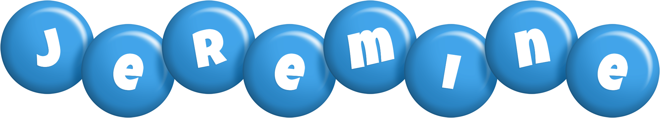 Jeremine candy-blue logo