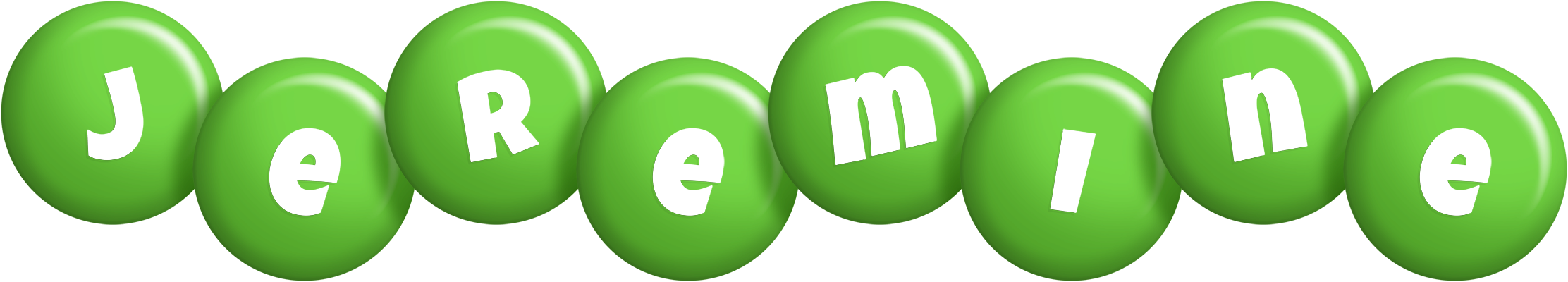 Jeremine candy-green logo