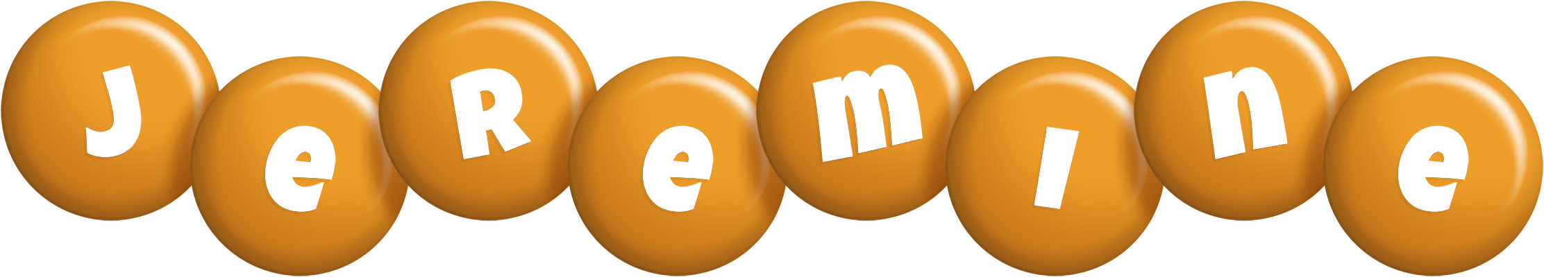 Jeremine candy-orange logo