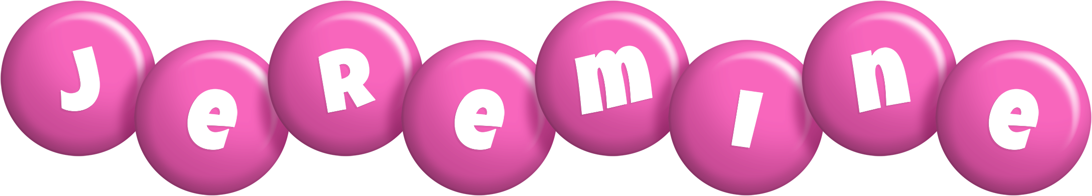 Jeremine candy-pink logo