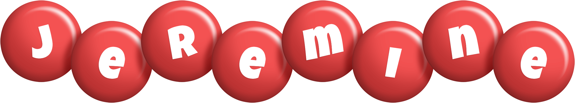 Jeremine candy-red logo