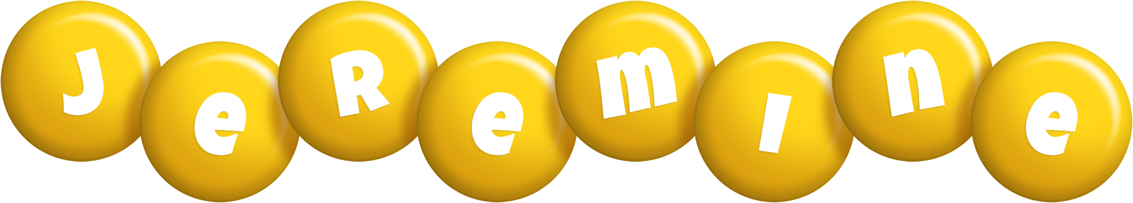 Jeremine candy-yellow logo