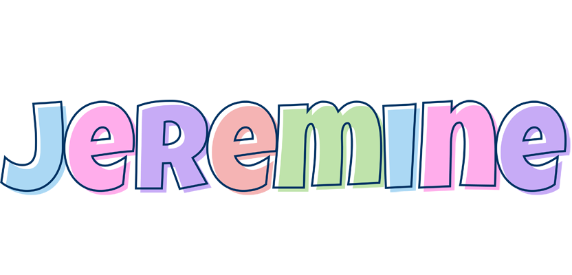 Jeremine pastel logo