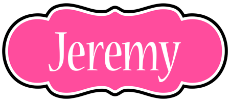 Jeremy invitation logo