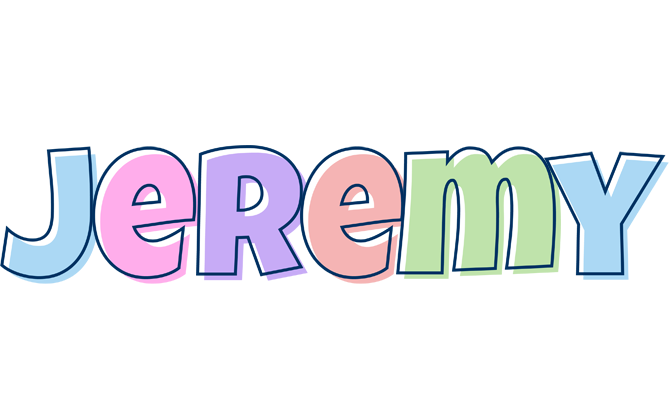 Jeremy pastel logo