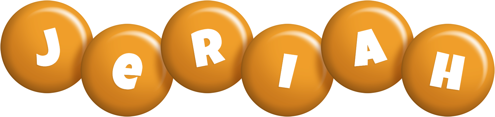 Jeriah candy-orange logo
