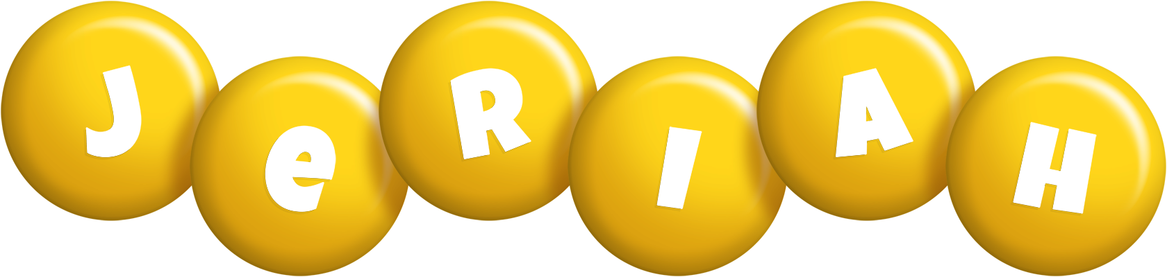 Jeriah candy-yellow logo