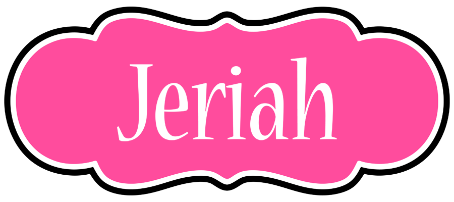 Jeriah invitation logo