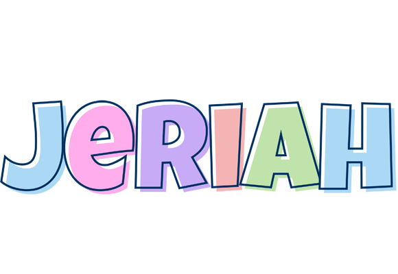Jeriah pastel logo