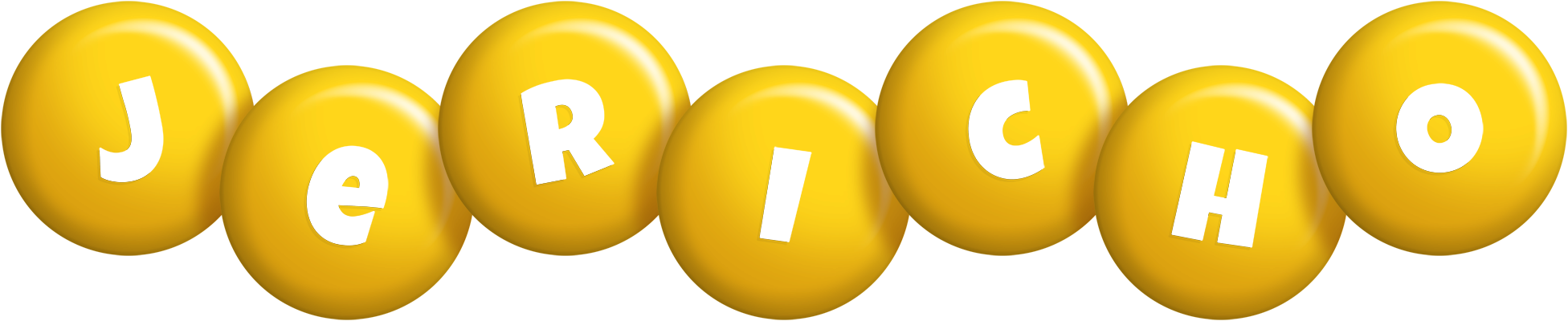 Jericho candy-yellow logo