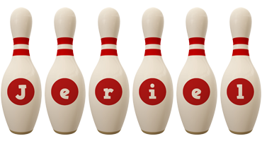 Jeriel bowling-pin logo