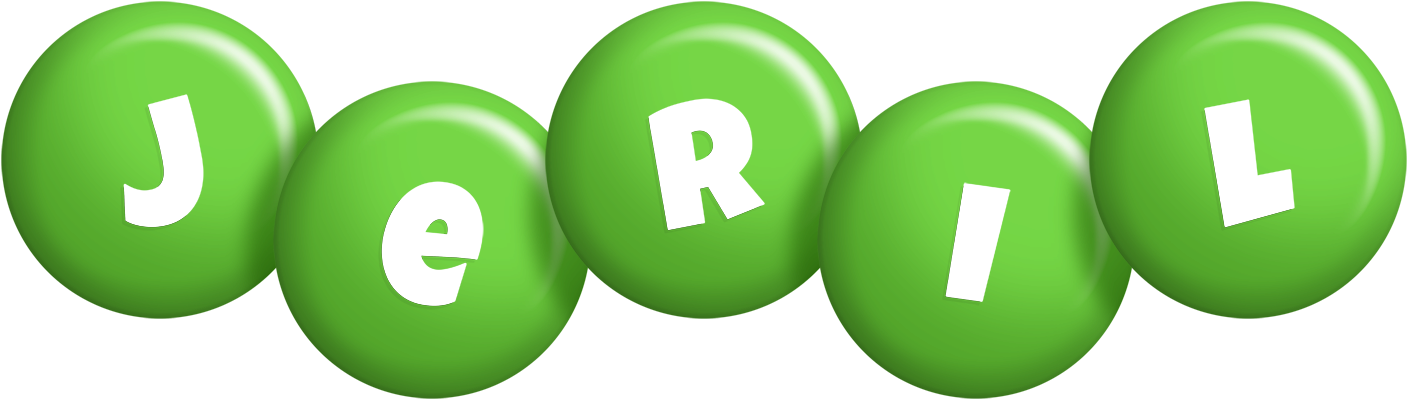 Jeril candy-green logo