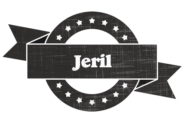 Jeril grunge logo