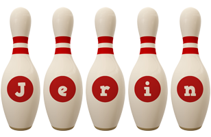 Jerin bowling-pin logo