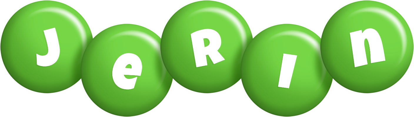 Jerin candy-green logo