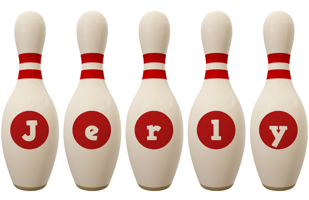Jerly bowling-pin logo