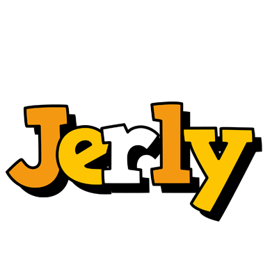 Jerly cartoon logo