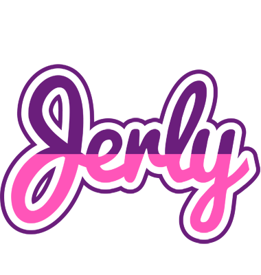 Jerly cheerful logo