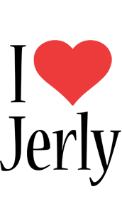 Jerly i-love logo