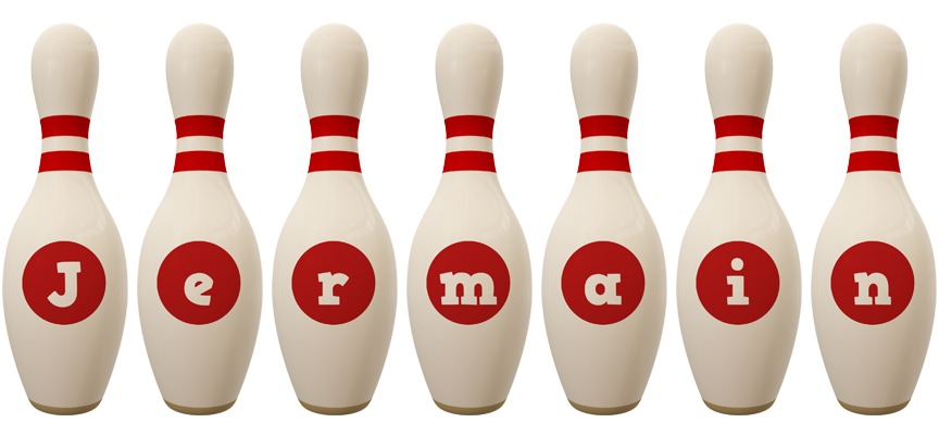 Jermain bowling-pin logo