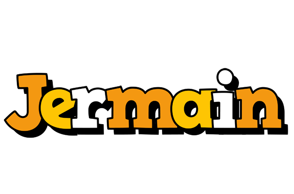 Jermain cartoon logo