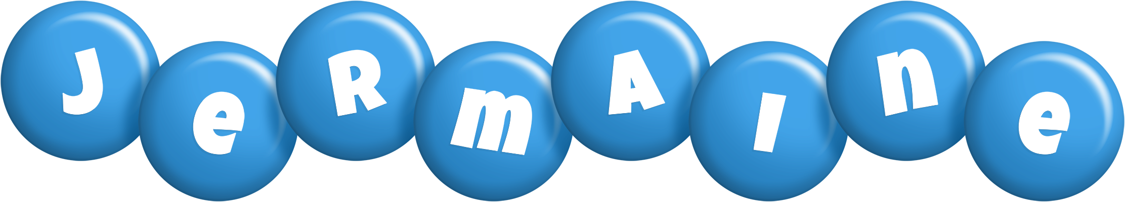 Jermaine candy-blue logo