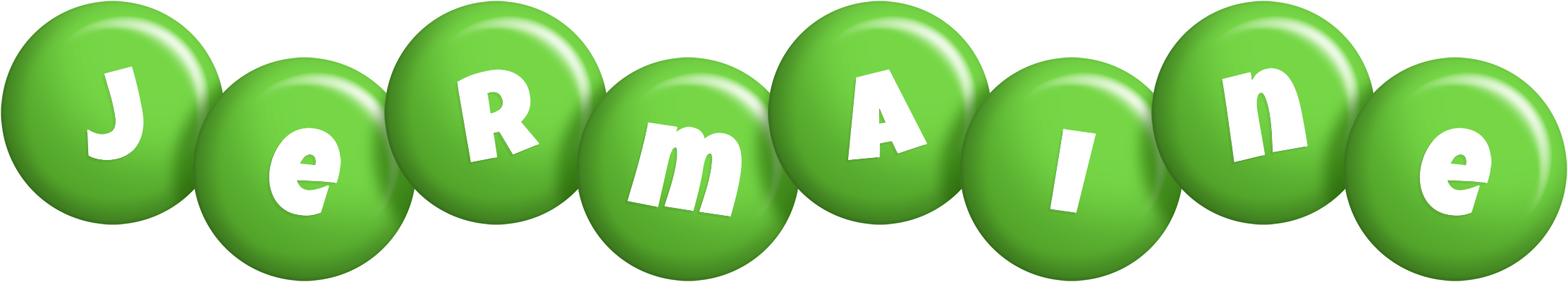 Jermaine candy-green logo