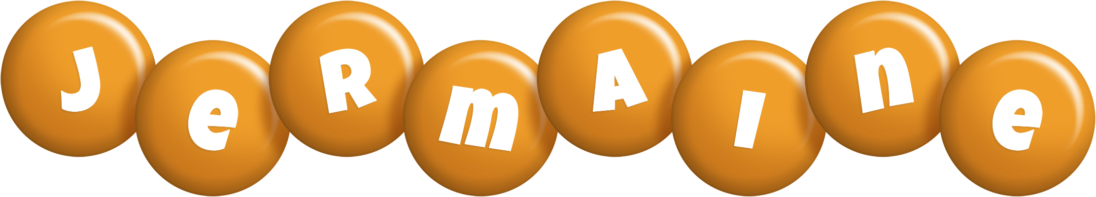 Jermaine candy-orange logo