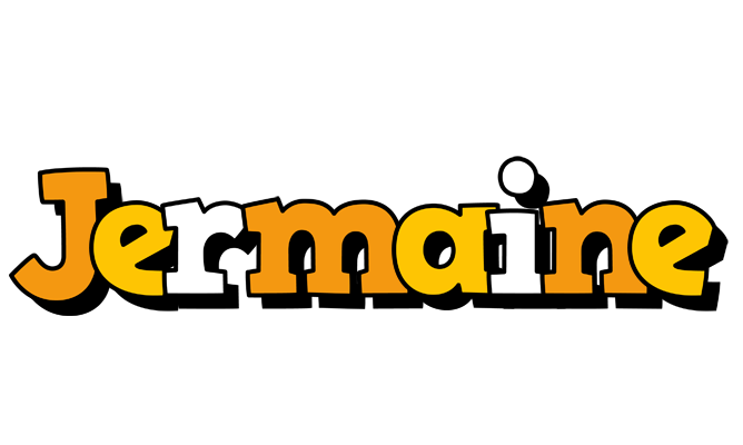 Jermaine cartoon logo