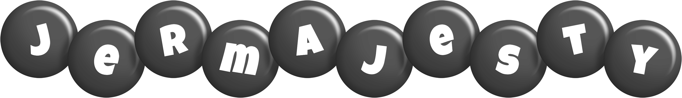 Jermajesty candy-black logo