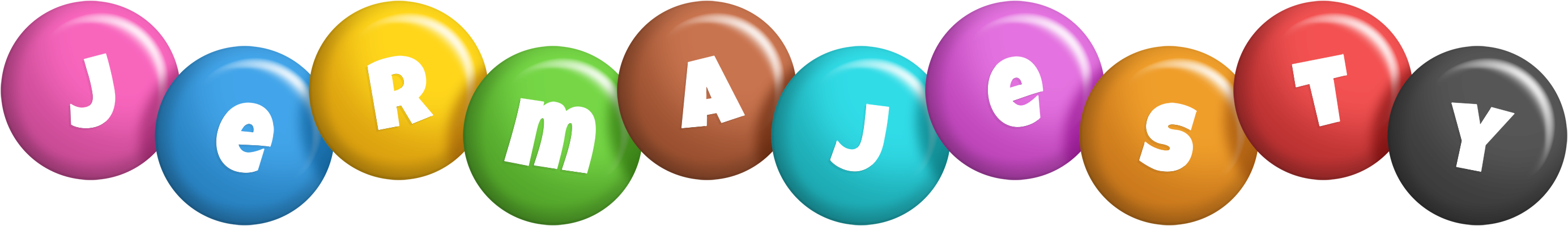 Jermajesty candy logo