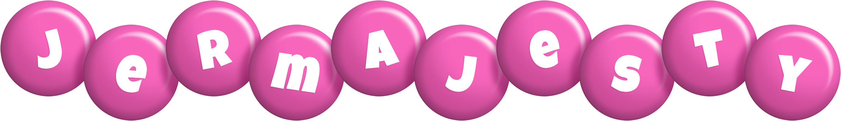 Jermajesty candy-pink logo