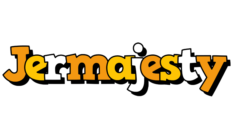 Jermajesty cartoon logo