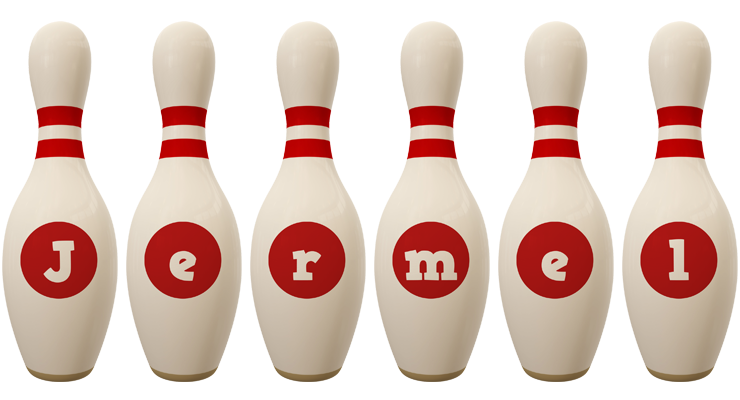 Jermel bowling-pin logo